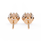 2.50 TCW 6 Prong Round Diamond Studs