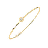 Round Diamond Bangle