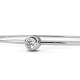 Round Diamond Bangle