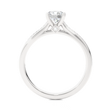 60-Pointeres Round Solitaire Ring