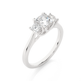 Trellis Princess Diamond Ring
