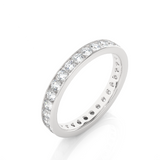 3.11 TCW Channel Setting Round Diamond Band