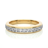Channel Setting Princess Diamond Band