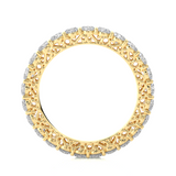 Traditional Carved 2.28 TCW Round Diamond Band