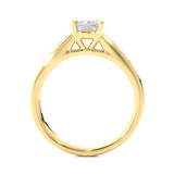 1.10 ct Cushion Solitaire Diamond Ring