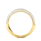 Flat Pave Diamond Eternity Band