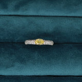 Yellow Oval Love Band