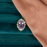 Amethyst Love Ring
